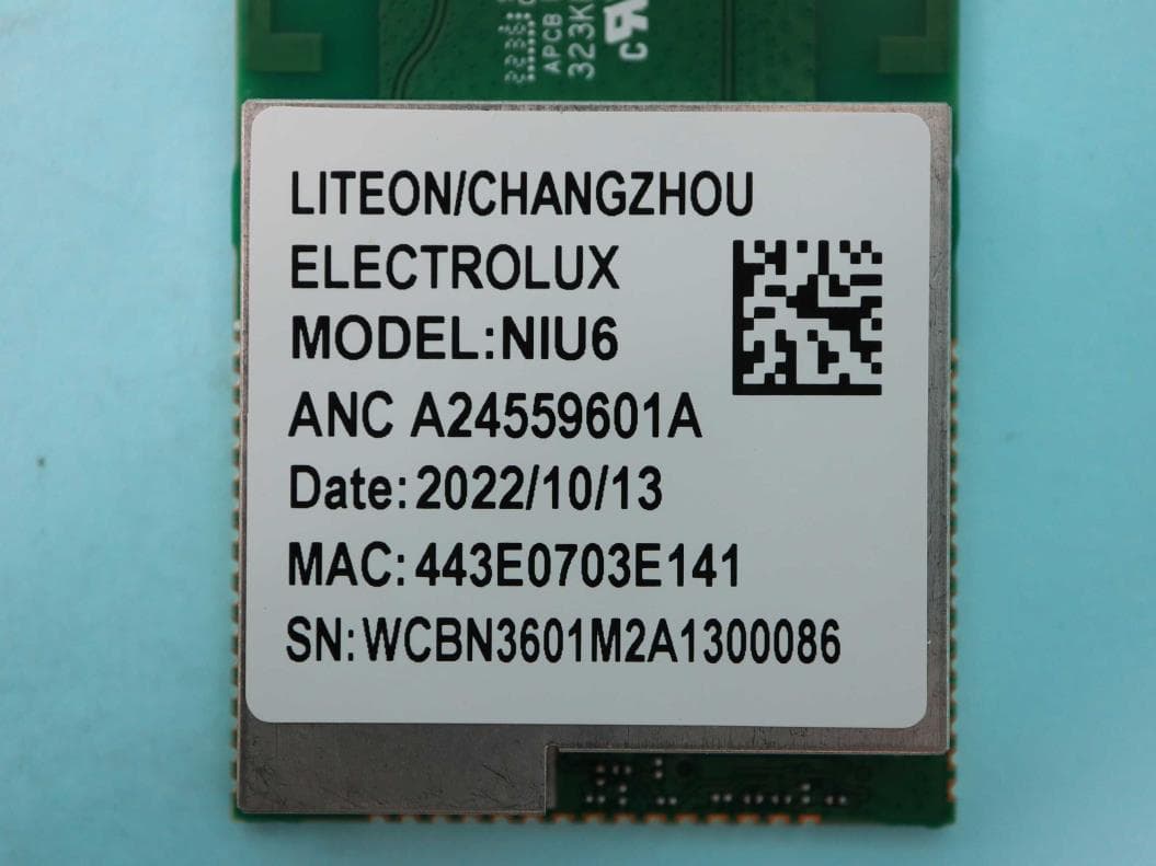 NIU6 - FCC ID 2AIBX-NIU6L - ELECTROLUX ITALIA S.p.A. (3)