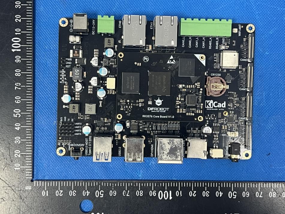 DFRobot RK3576 evaluation board - FCC ID 2AIDM-DFR1218 - Zhiwei Robotics Corp.