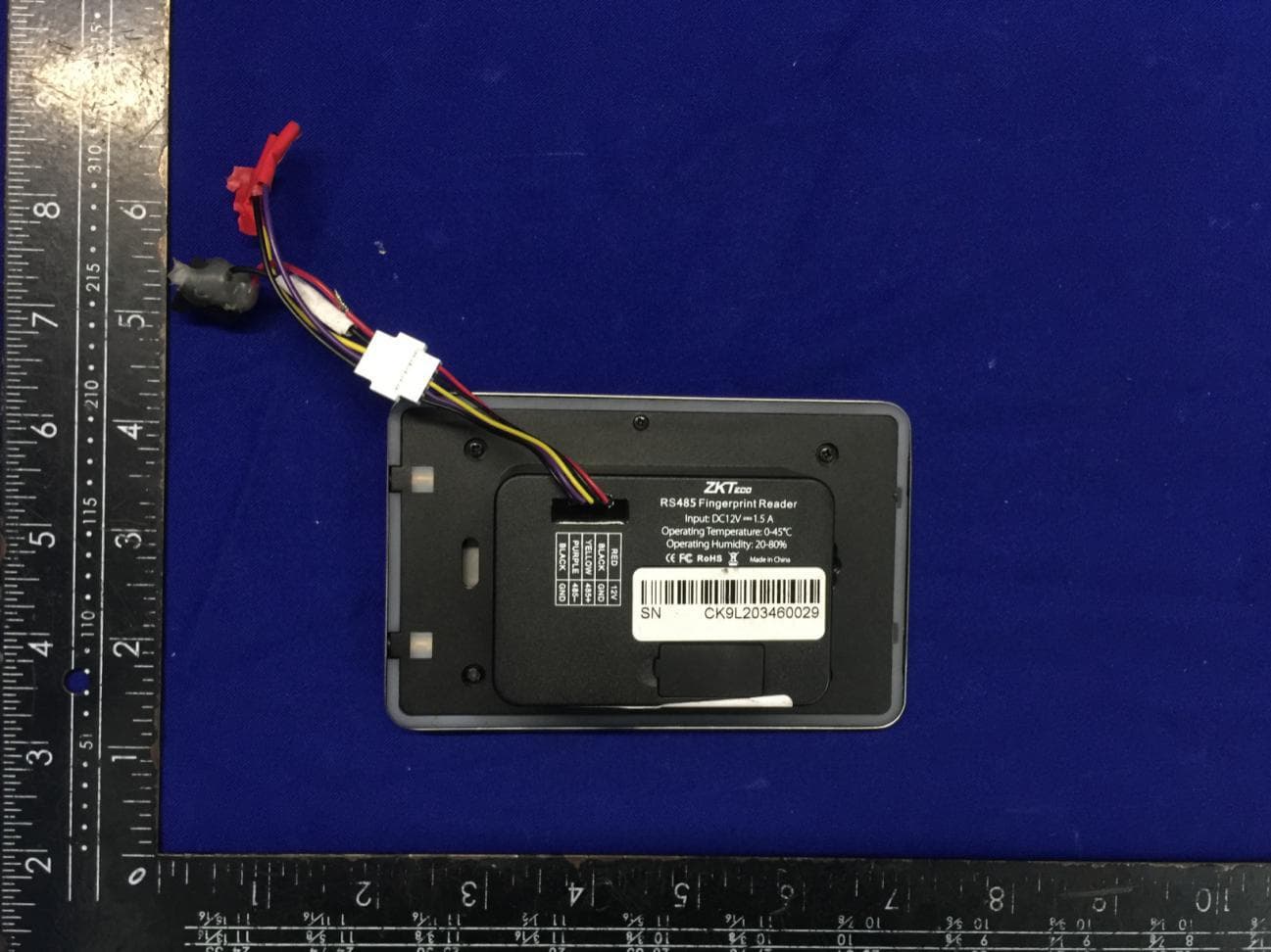 RS485 Fingerprint Reader - FCC ID 2AJ9T-FR1500SI - ZKTECO CO., LTD. (5)