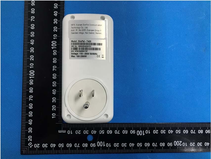 4G Power Socket - FCC ID 2AJWI-GSMSOCUS4G - Tekview Limited