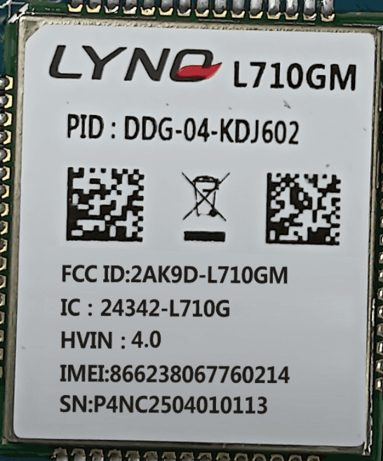 IoT Module - FCC ID 2AK9D-L710GM - Shanghai MobileTek Communication Ltd.
