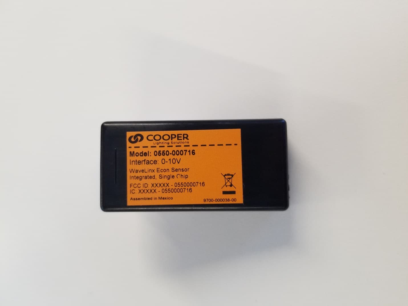 ECON Single Chip Sensor - FCC ID 2AKCY0550000716 - Cooper Lighting LLC