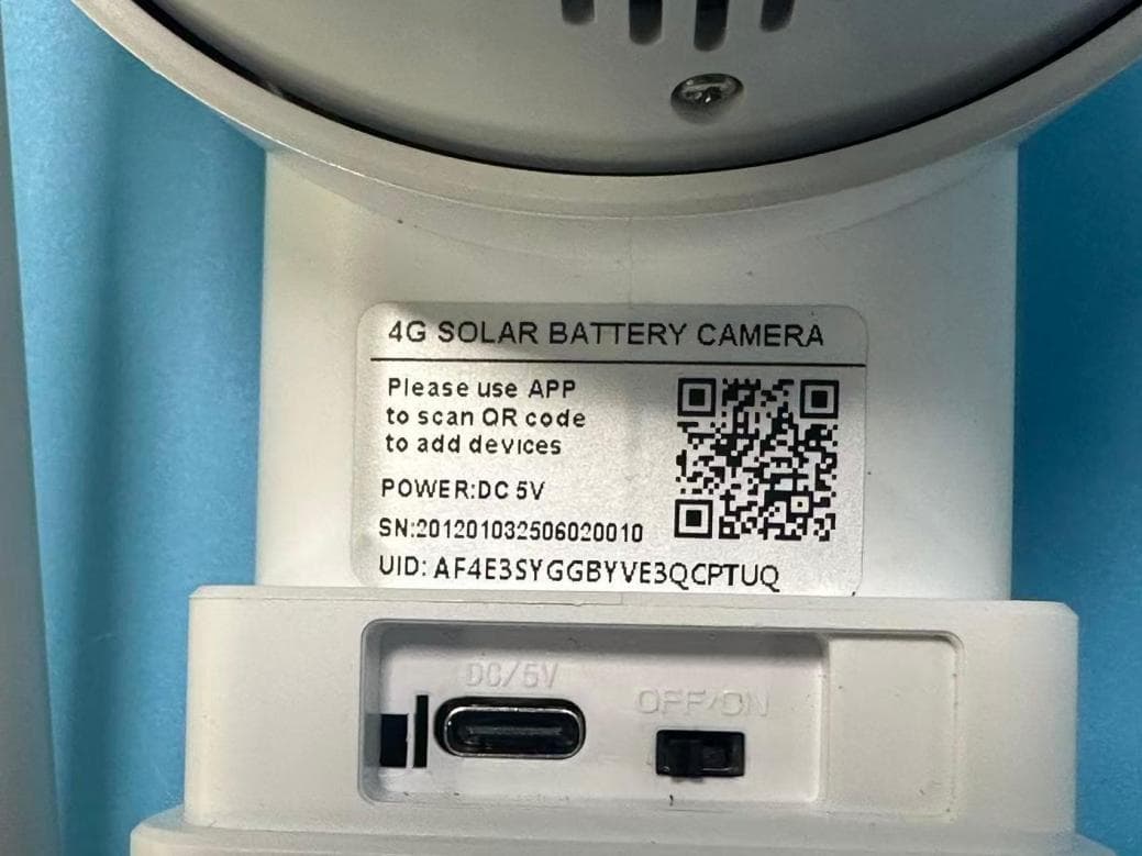Solar-powered 4G LTE camera - FCC ID 2AKFO-XF-F16 - Shenzhen Share Vision Co., Ltd
