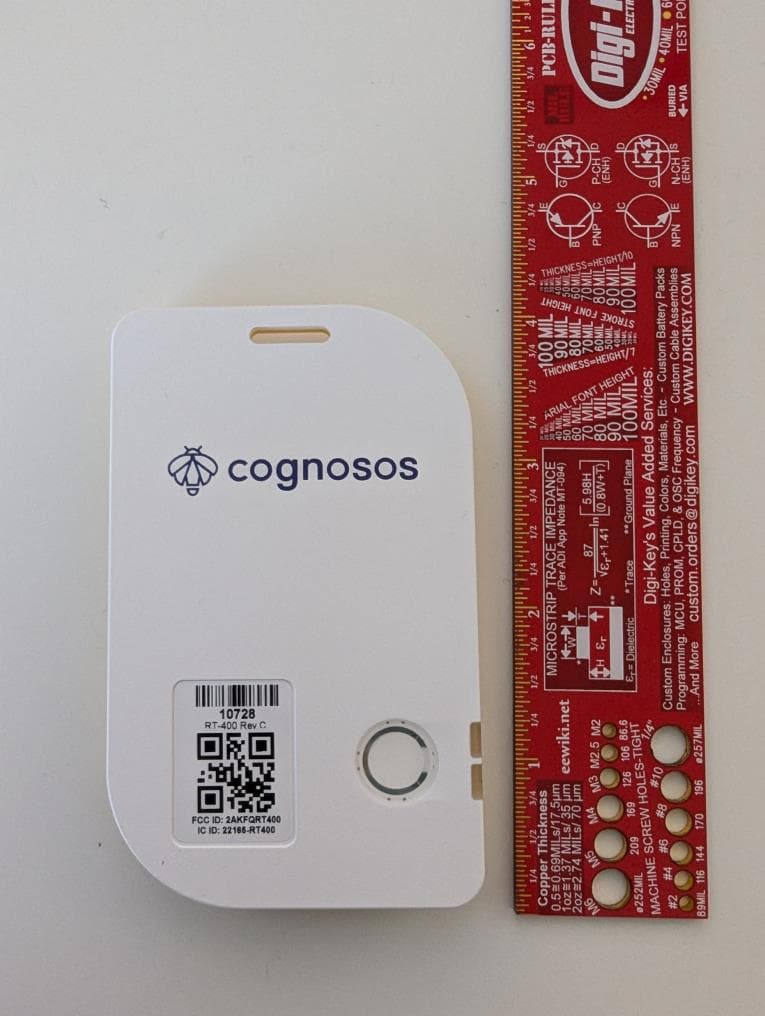 Wearable - FCC ID 2AKFQRT400 - Cognosos, Inc.