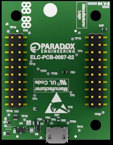 PE IoT Engine-Sub 1 GHz IPv6/6LoWPAN communication module - FCC ID 2AKPQNDWM005 - Paradox Engineering SA