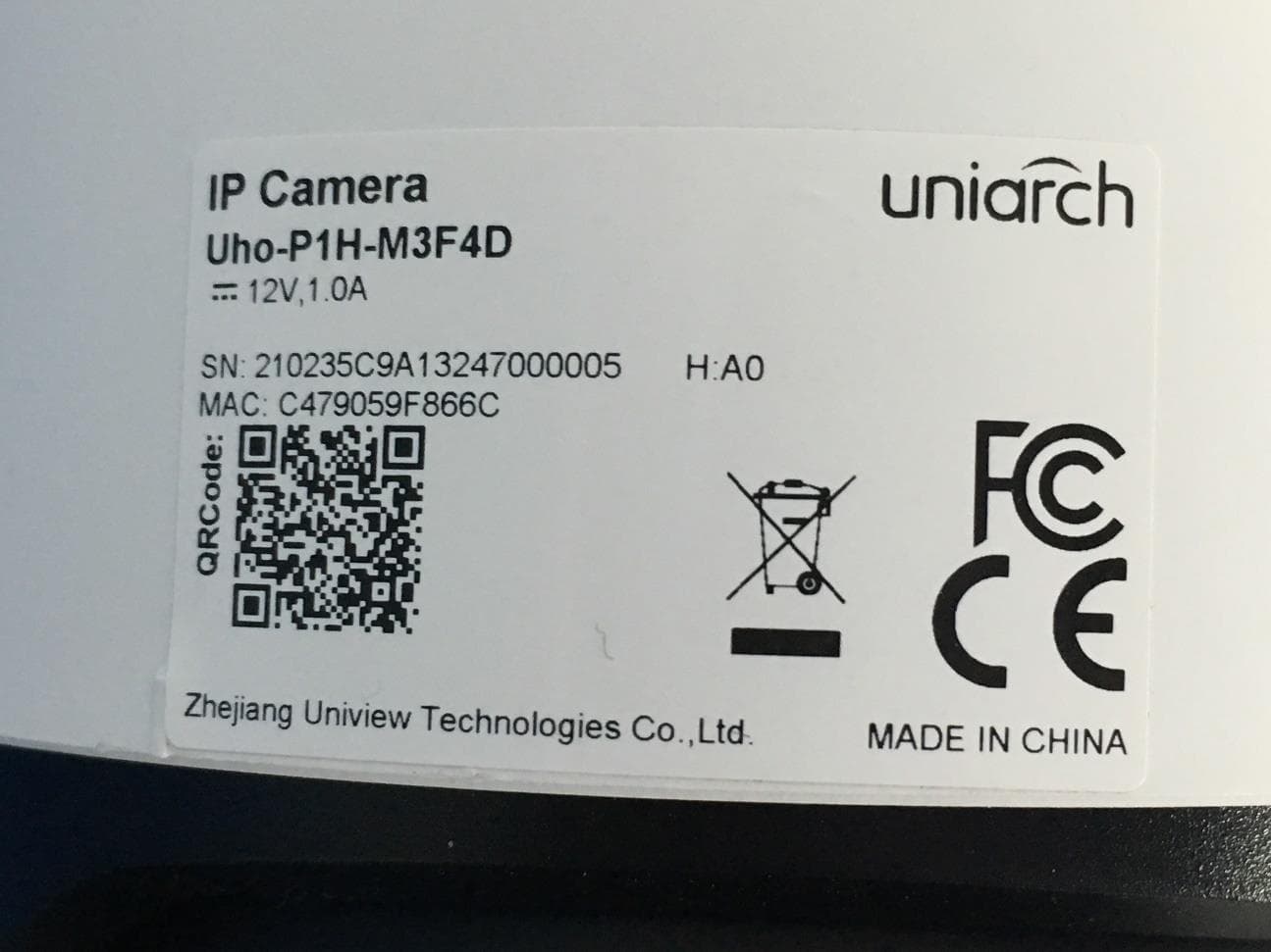 IP Camera - FCC ID 2AL8S-0235C9A1 - ZHEJIANG UNIVIEW TECHNOLOGIES CO LTD (2)