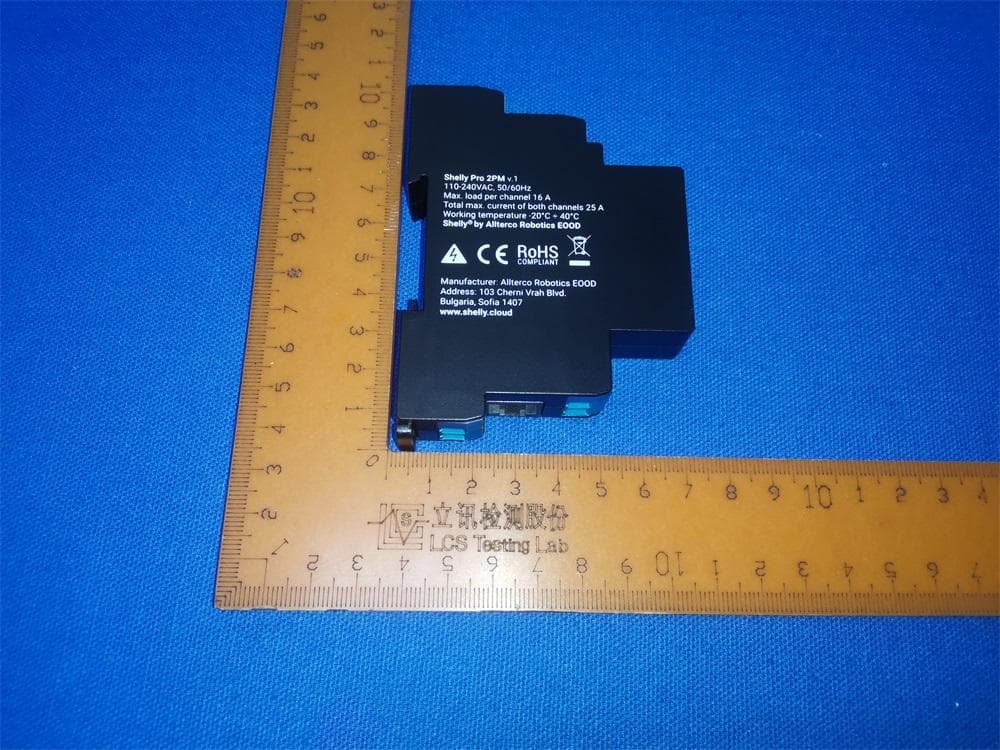 Smart switch - FCC ID 2ALAY-SHELLYPRO2PM - Allterco Robotics
