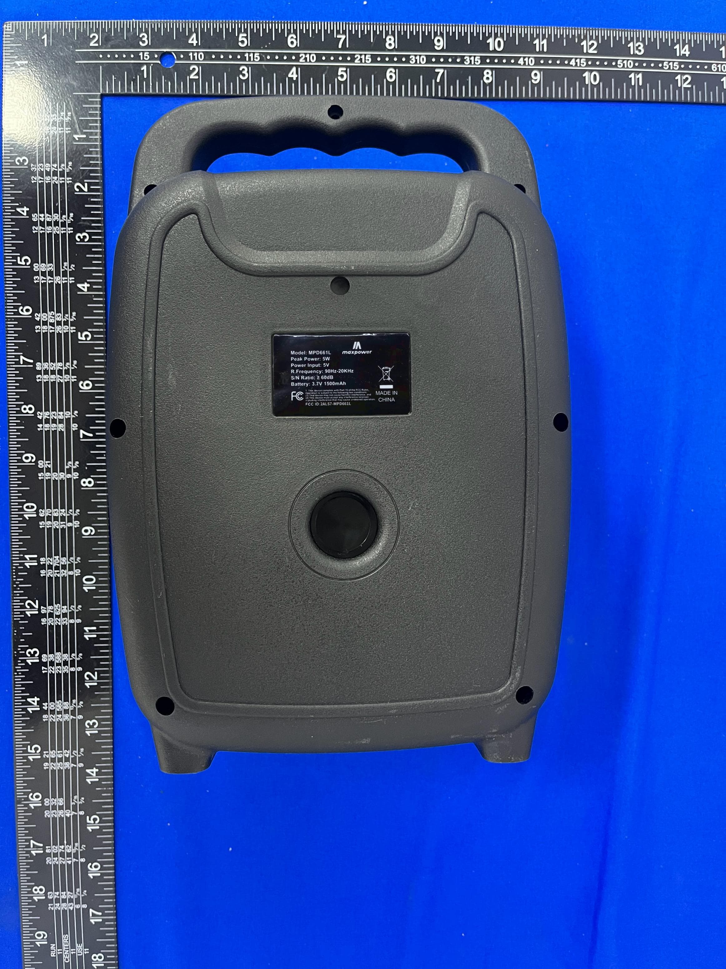 Bluetooth Speaker - FCC ID 2ALS7-MPD661L - Dongguan City MeiZhiZun Electronics Technology Co.,Ltd (2)