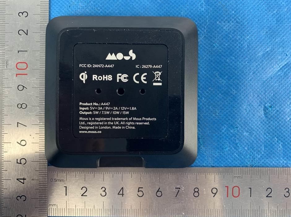 WIRELESS CHARGER PAD - FCC ID 2AN72-A447 - Mous Products Limited (4)