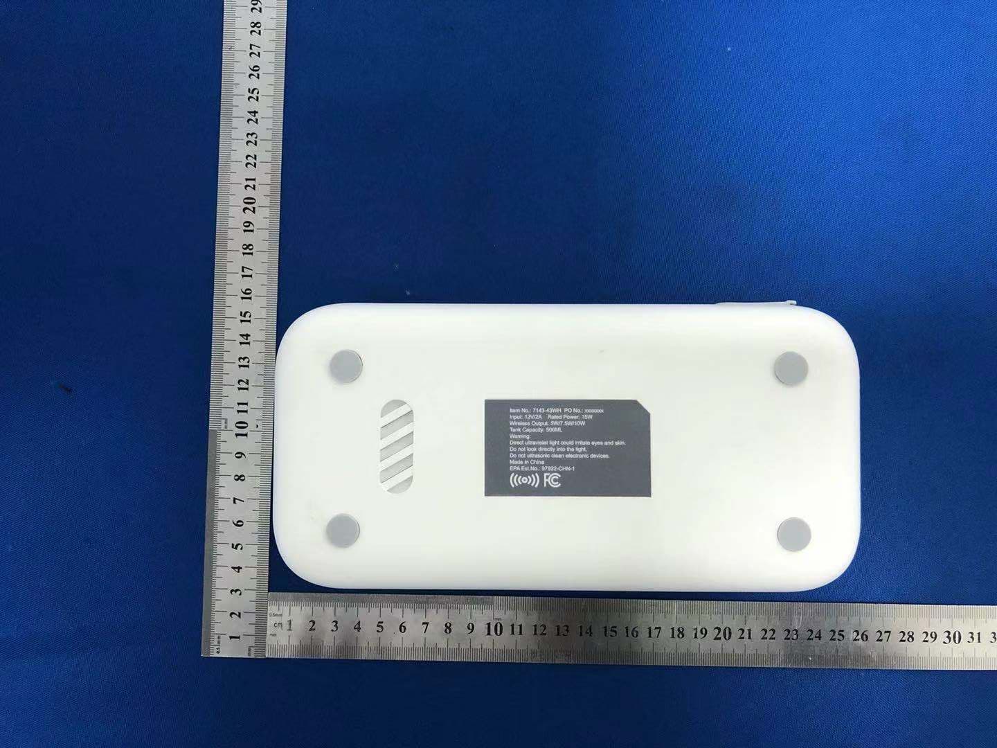 Ultrasonic Cleaner w/Wireless Charging UV Sanitizer - FCC ID 2AN8FMSL-M6057 - Shenzhen Mossloo Industrial Co.,Ltd (3)