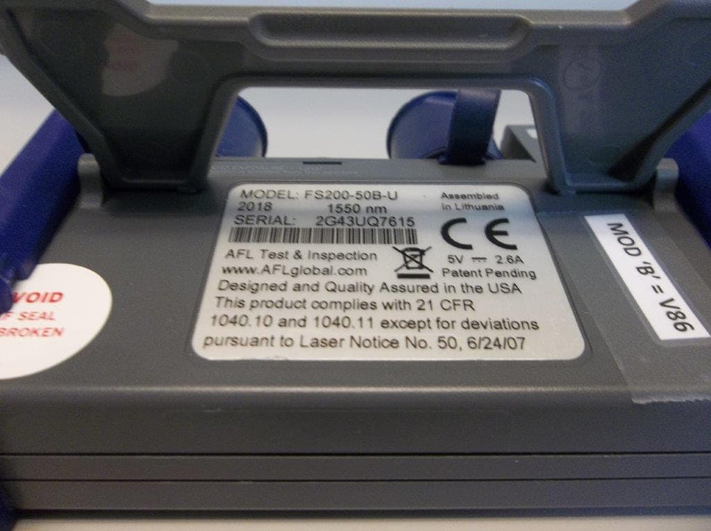 Optical Time Domain Reflectometer - FCC ID 2ANTH-FS2TS1 - AFL Telecommunications LLC (3)