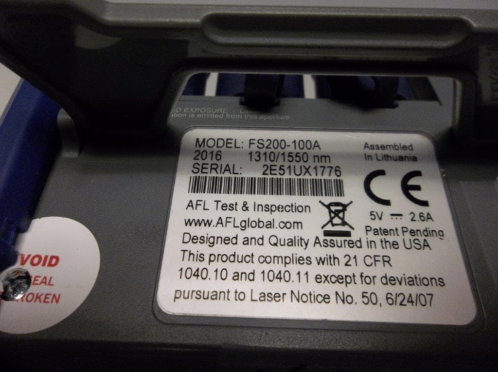 Optical Time Domain Reflectometer - FCC ID 2ANTH-FS2TS1 - AFL Telecommunications LLC (2)