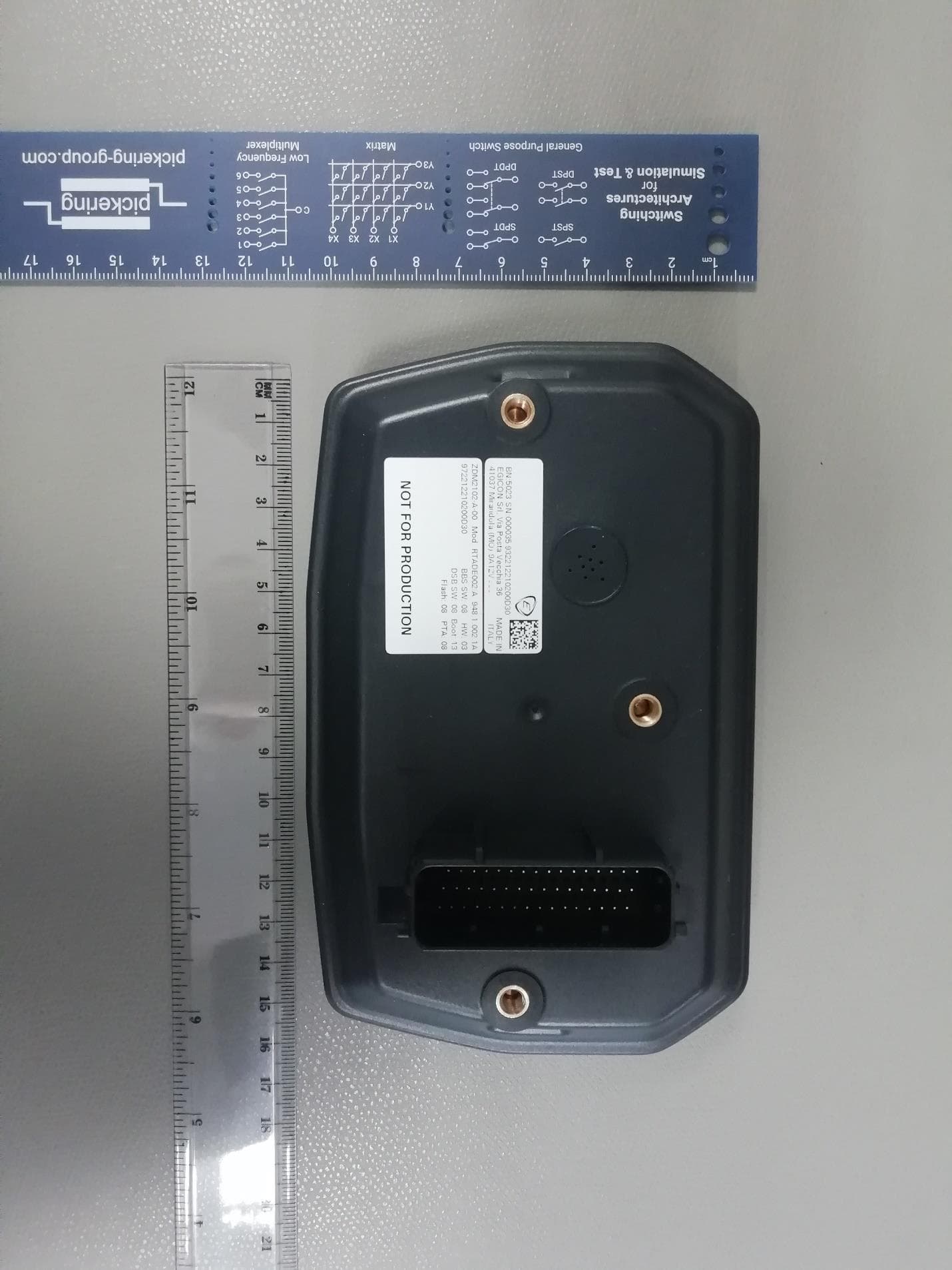 Dashboard for motorbike - FCC ID 2ANYI-RTADE002 - EGICON S.r.l.