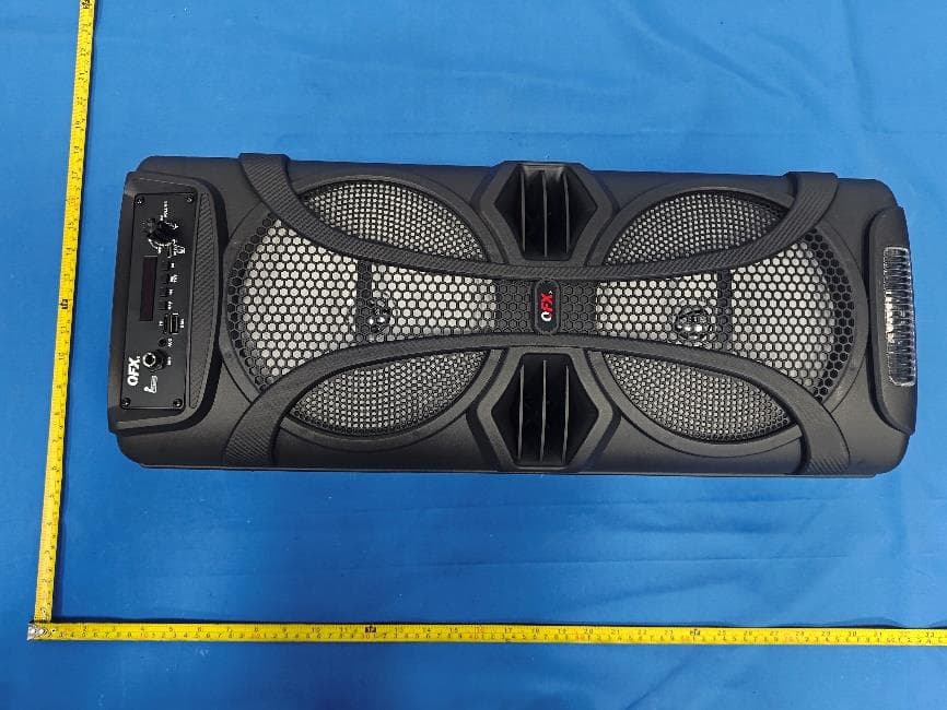 Bluetooth speaker - FCC ID 2AOMX-MPX-8080 - QFX Inc.