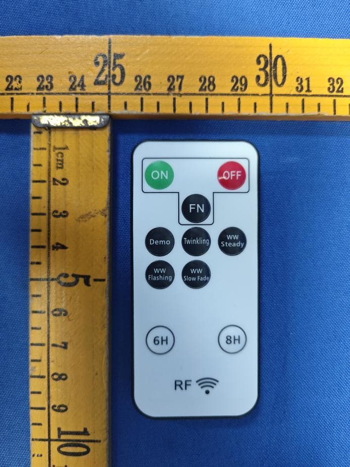RF Remote Control used for Christmas trees, wreaths or garlands - FCC ID 2AOPF-433-5 - Terry Electronics Technology Company Limited