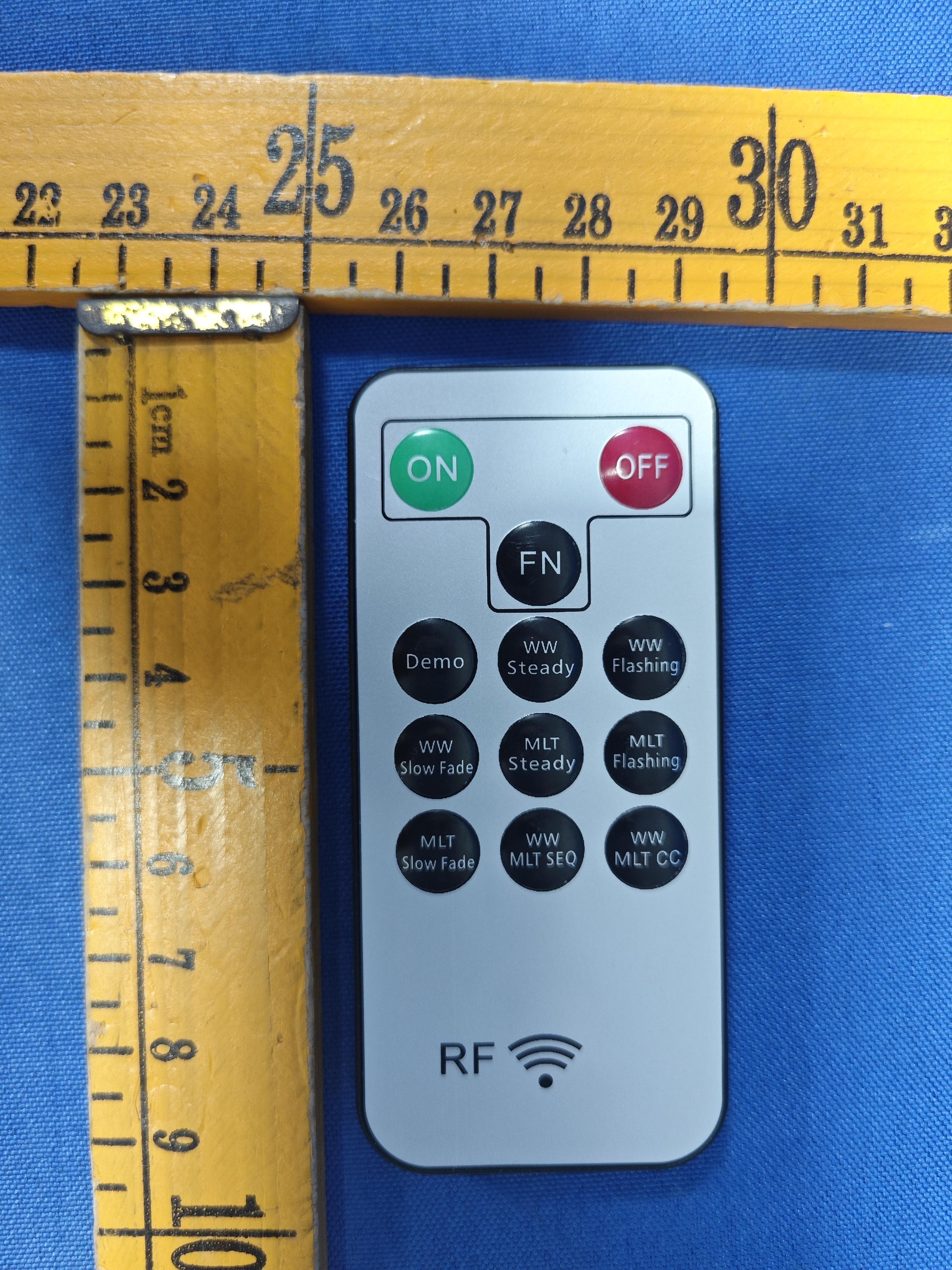 RF Remote Control used for Christmas trees, wreaths or garlands - FCC ID 2AOPF-433-6 - Terry Electronics Technology Company Limited