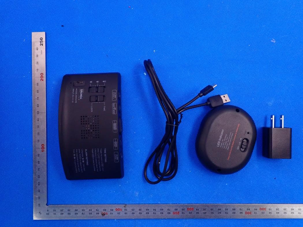 Digital Alarm Clock With Wireless Bed Sharker - FCC ID 2AOXY-HM347B - Shenzhen Qianhai Patuoxun Network & Technology co.,ltd