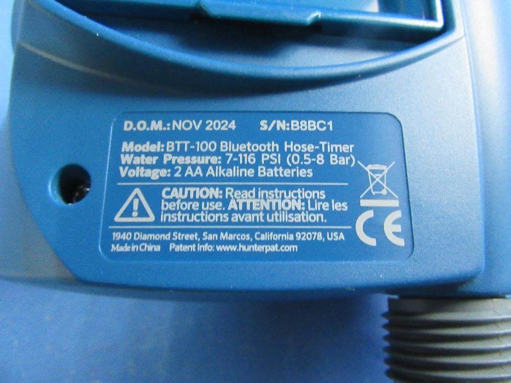 Water Timer - FCC ID 2APCK-HBT - Ningbo Yilin Aguatech Co., Ltd. (5)