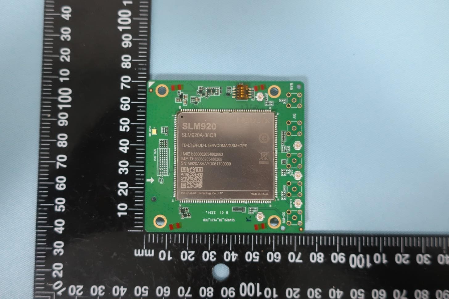 Smart Module - FCC ID 2APJ4-SLM920 - MeiG Smart Technology Co., Ltd