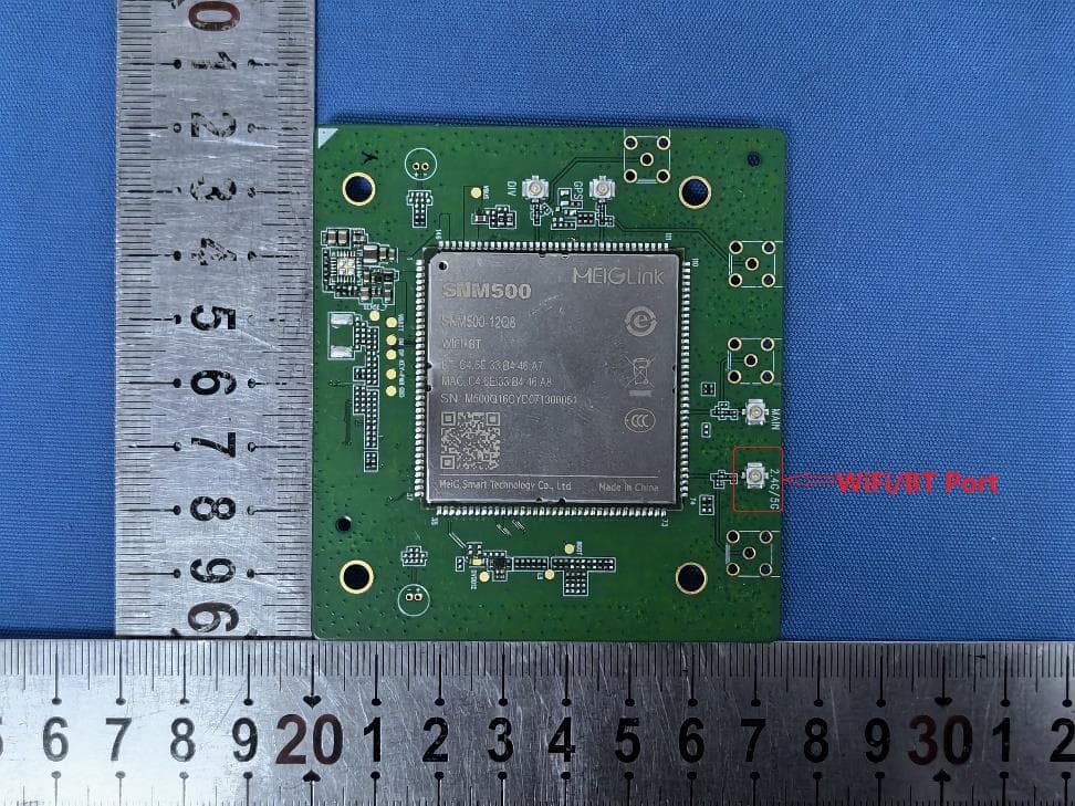 Wireless communication module - FCC ID 2APJ4-SNM500 - MeiG Smart Technology Co., Ltd