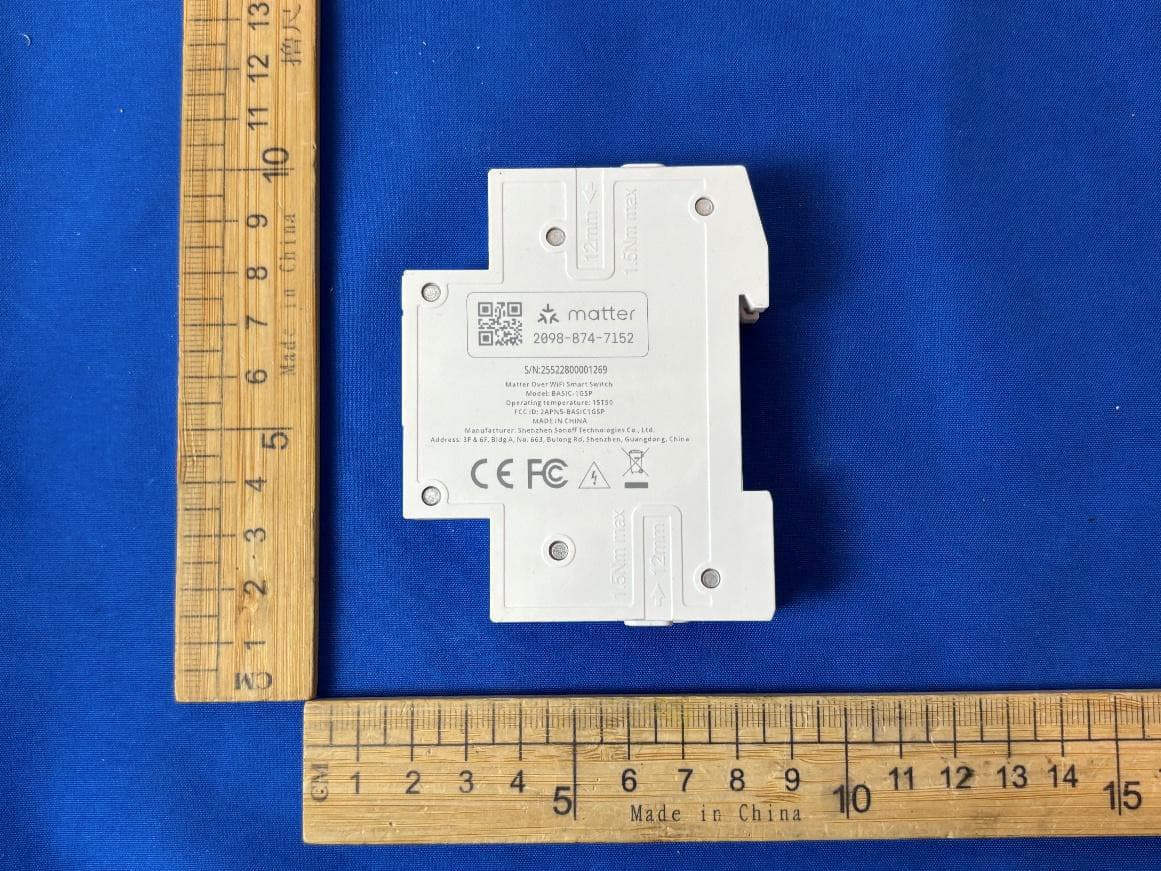 Matter Over WiFi Smart Switch - FCC ID 2APN5-BASIC1GSP - Shenzhen Sonoff Technologies Co., Ltd.