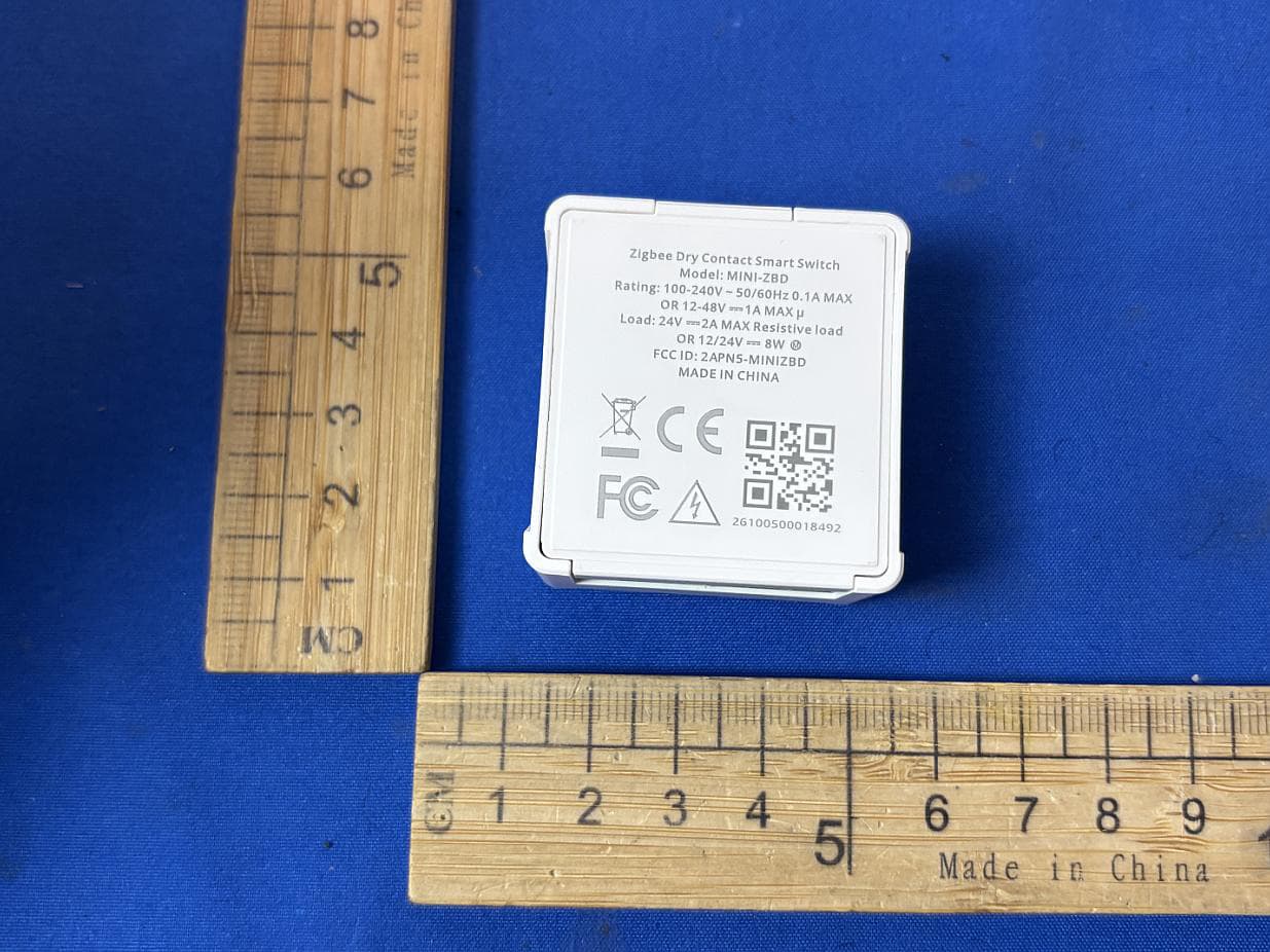 Zigbee Dry Contact Smart Switch - FCC ID 2APN5-MINIZBD - Shenzhen Sonoff Technologies Co., Ltd.