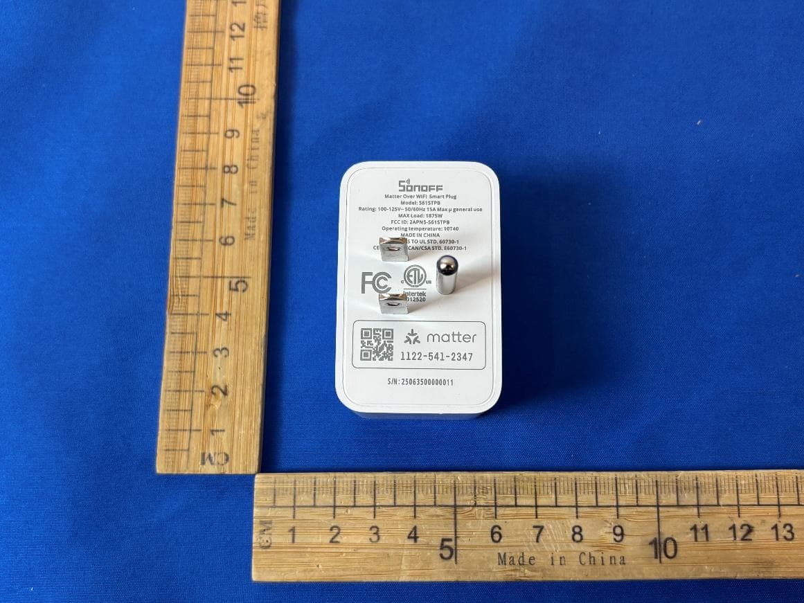 Matter Over WiFi Smart Plug - FCC ID 2APN5-S61STPB - Shenzhen Sonoff Technologies Co., Ltd.