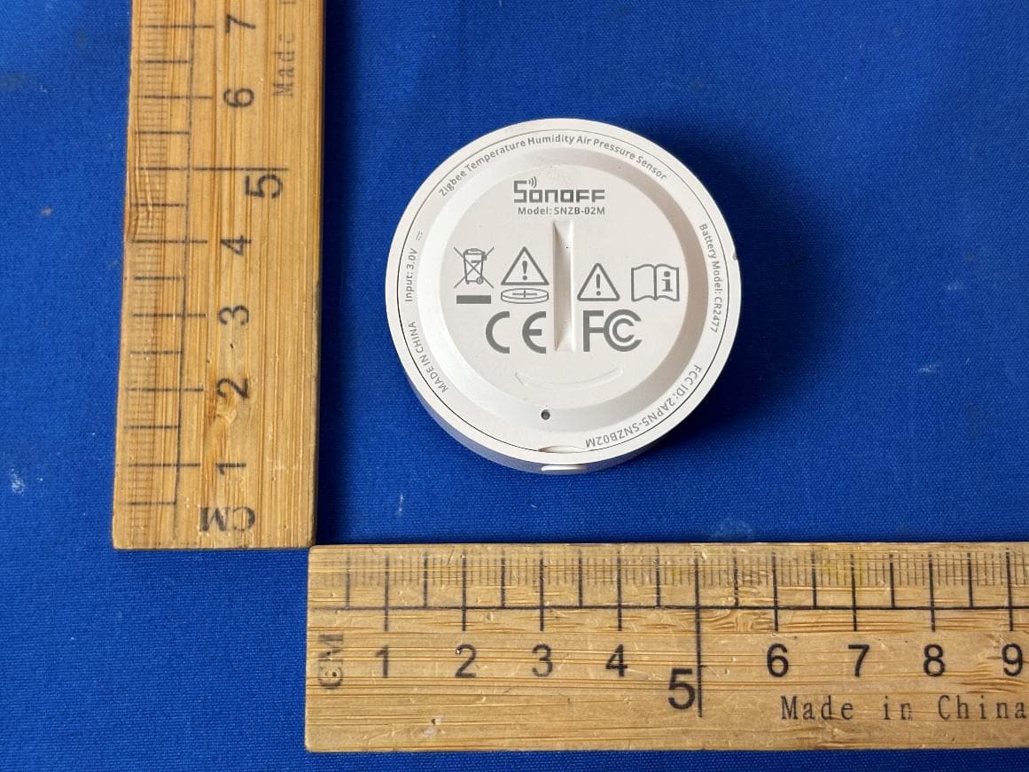 Zigbee Temperature Humidity Air Pressure Sensor - FCC ID 2APN5-SNZB02M - Shenzhen Sonoff Technologies Co., Ltd.