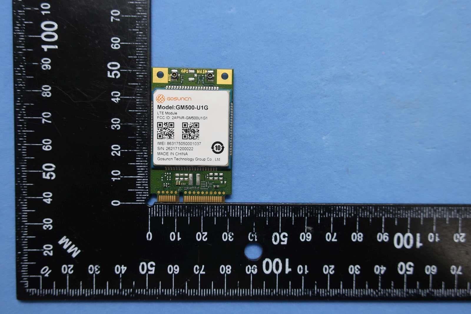 LTE Module - FCC ID 2APNR-GM500U1G1 - Gosuncn Technology Group Co.,Ltd.