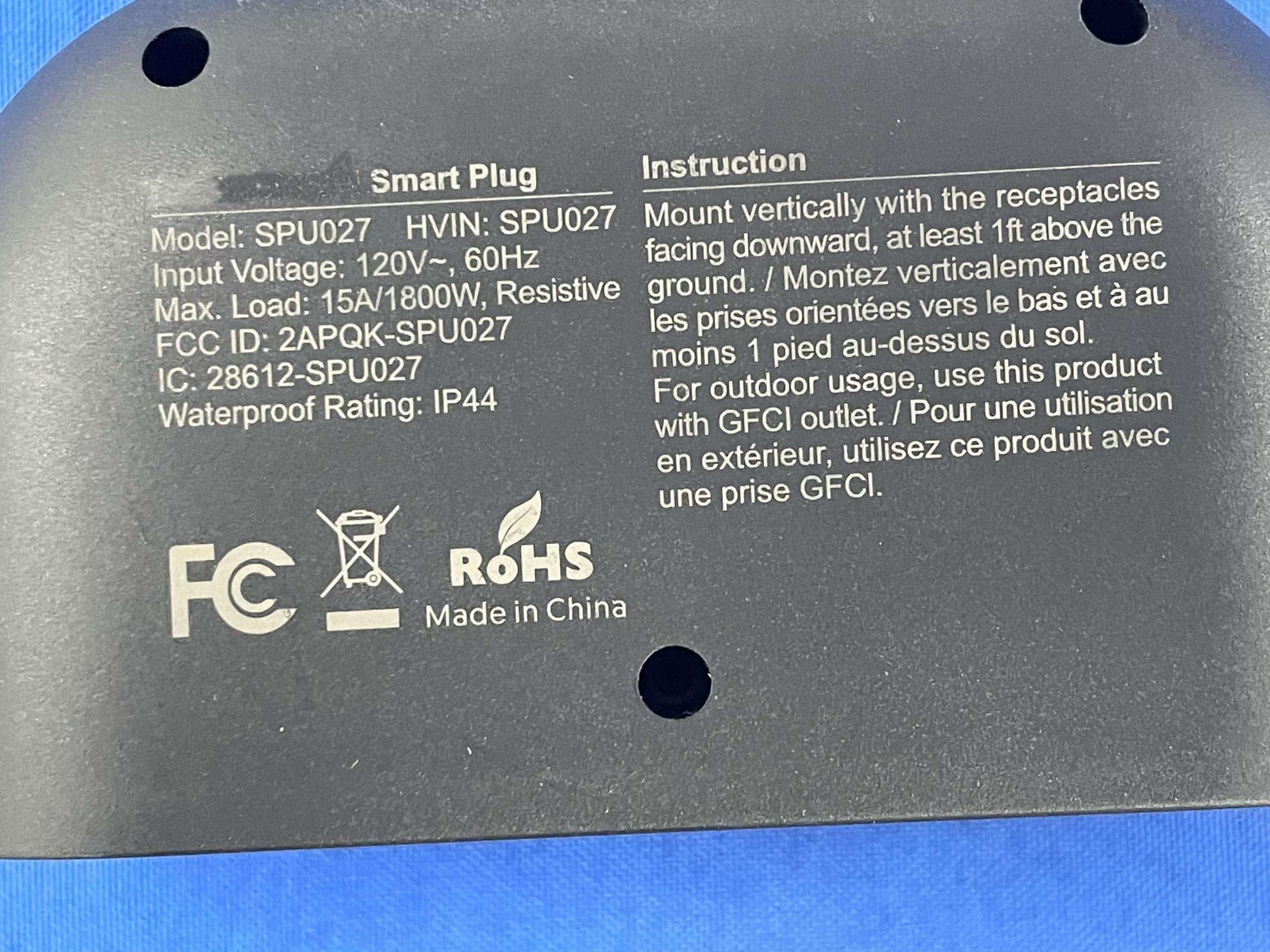 Smart Plug - FCC ID 2APQK-SPU027 - Shenzhen Core lmage Co.,LTD (4)