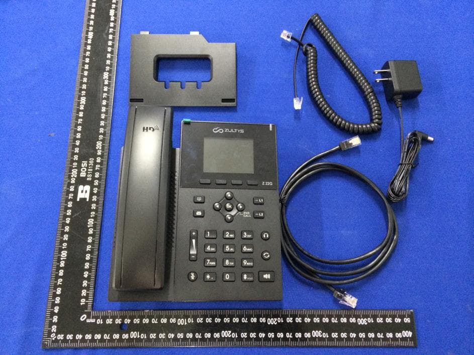 Gigabit SIP IP Phone - FCC ID 2APWA-Z22G - Zultys, Inc.