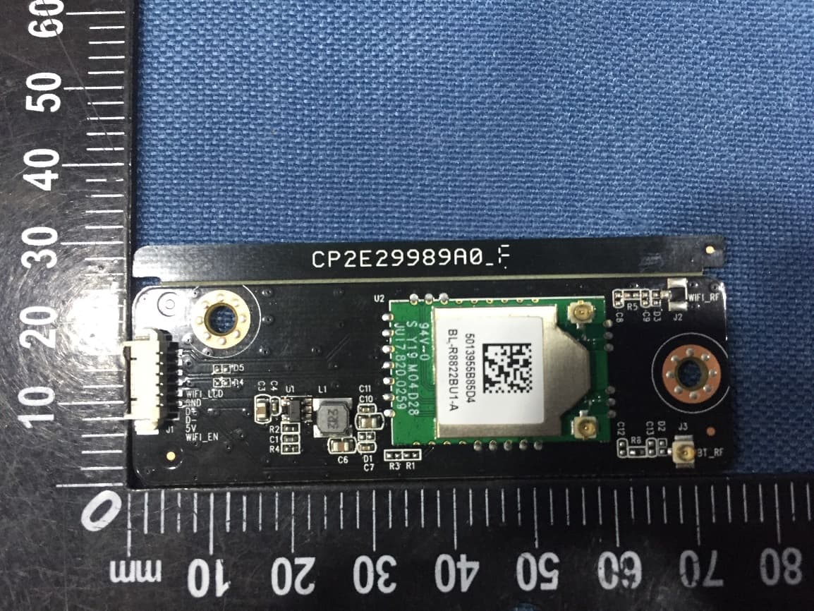 WIFI Module - FCC ID 2AQ5RWBL-8822BU1-A - Shenzhen KTC Commercial Display Technology CO.,LTD. (4)