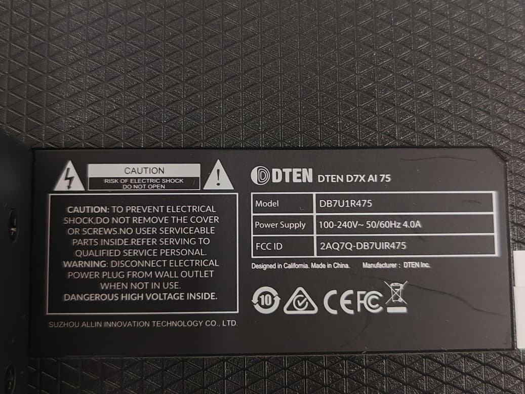 DTEN D7X AI 75 - FCC ID 2AQ7Q-DB7U1R475 - DTEN Inc. (4)