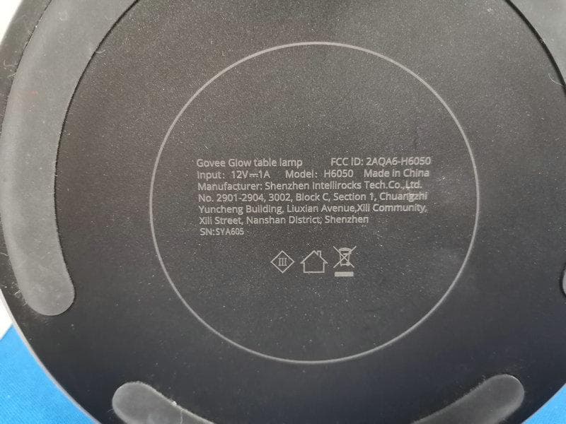 Govee Glow Table Lamp - FCC ID 2AQA6-H6050 - Shenzhen Intellirocks Tech. Co., Ltd. (2)