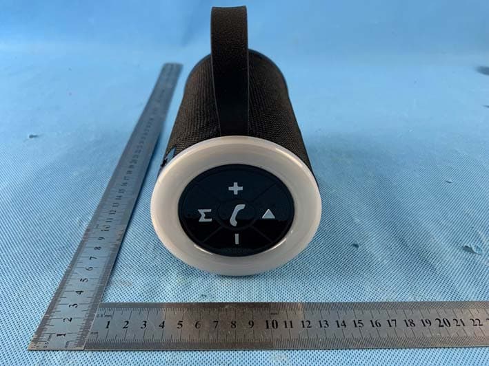 SoundTower-BT Fabric LED Loop Speaker - FCC ID 2AQBS-8047 - Dongguan Hailiwei Metal&Plastic Co., Ltd.
