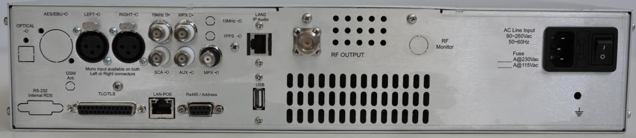 FM BROADCAST TRANSMITTER - FCC ID 2ARJIDS100 - RFE BROADCAST S.R.L.