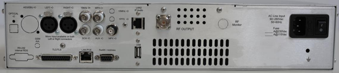 FM BROADCAST TRANSMITTER - FCC ID 2ARJIDS50 - RFE BROADCAST S.R.L.