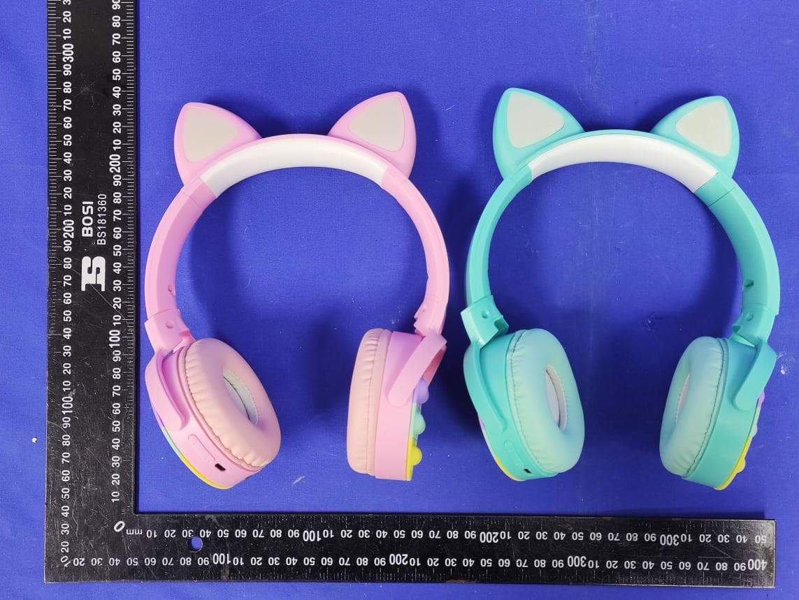 Foldable Cat Ear Wireless Headset with LED Light - FCC ID 2ART4-H06 - MINISO Corporation (2)