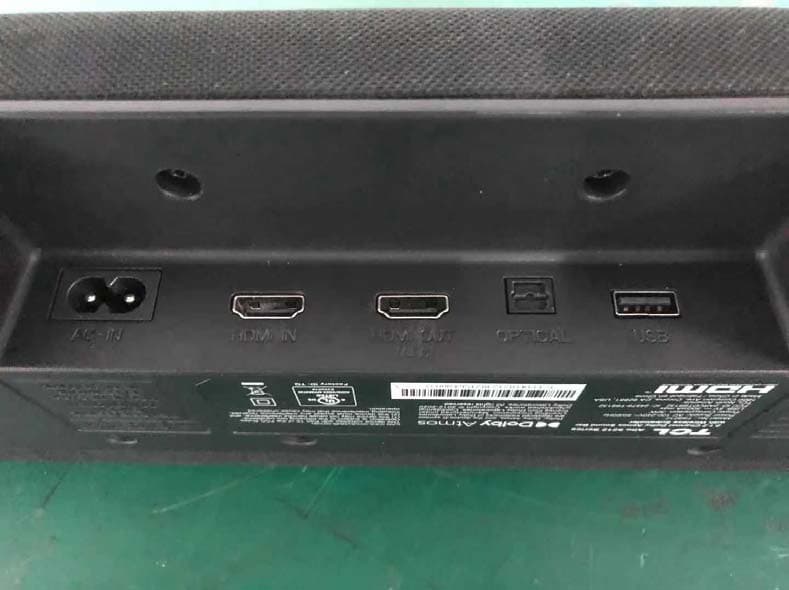 2.1.2 Channel Dolby Atmos Sound Bar with Wireless Subwoofer - FCC ID 2ARUDTS8212 - TCL Entertainment Solutions Limited