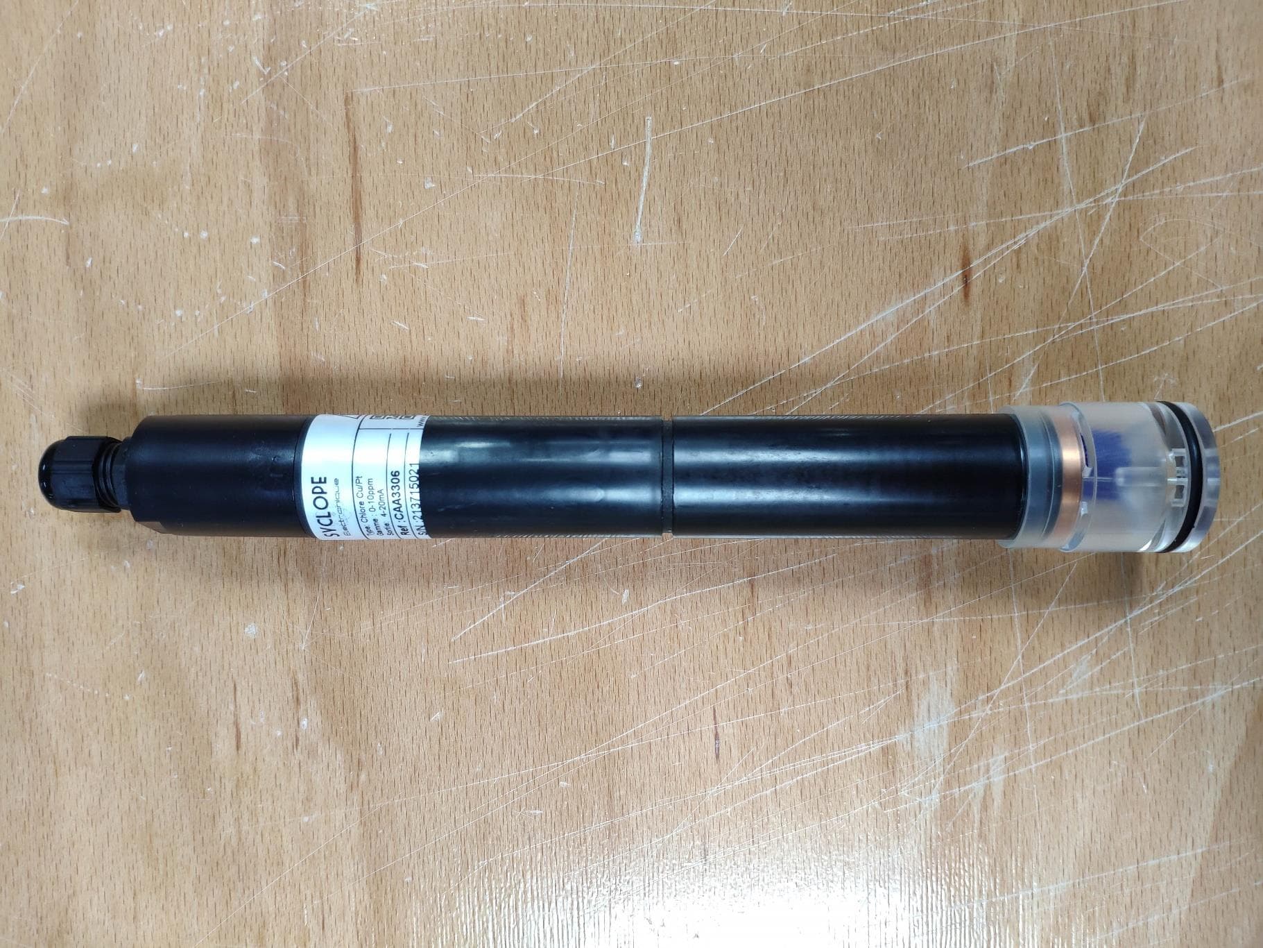 electrode free chlorine sensor - FCC ID 2AS3B-PROBE-CUPT - Syclope Electronique
