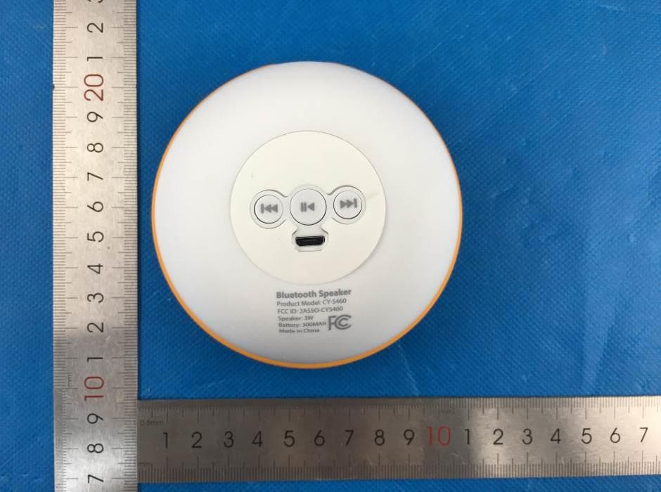 Bluetooth Speaker - FCC ID 2AS5O-CY5460 - China Etech Groups Ltd (4)