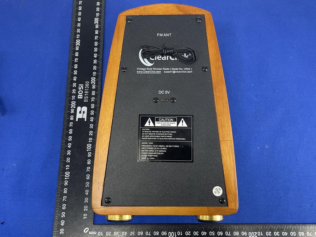 Retro Wooden Radio with BT - FCC ID 2ASDTVR45 - ClearClick Software LLC (3)