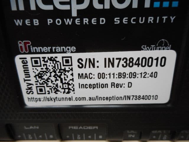 SIFER NFC Card reader with Keypad by Inner Range - FCC ID 2ASIN-994725 - Inner Range Pty. Ltd.