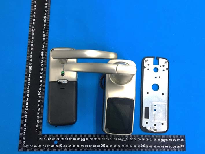 Electronic latch lock with FP/BLE/Z-WAVE - FCC ID 2ASIVPGD668FN - PIN GENIE, INC. DBA LOCKLY (3)