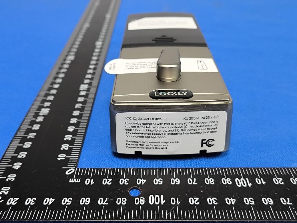Lockly Vision - FCC ID 2ASIVPGT798 - PIN GENIE, INC. DBA LOCKLY (4)