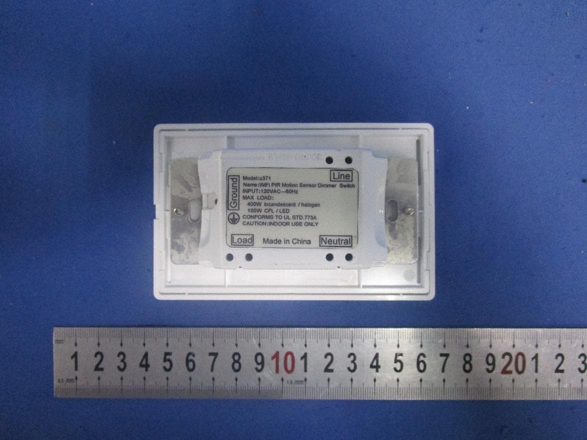 WiFi PIR Dimmer Switch - FCC ID 2ASVU-U371 - Shenzhen Asia Bright Industry Co., Ltd (3)