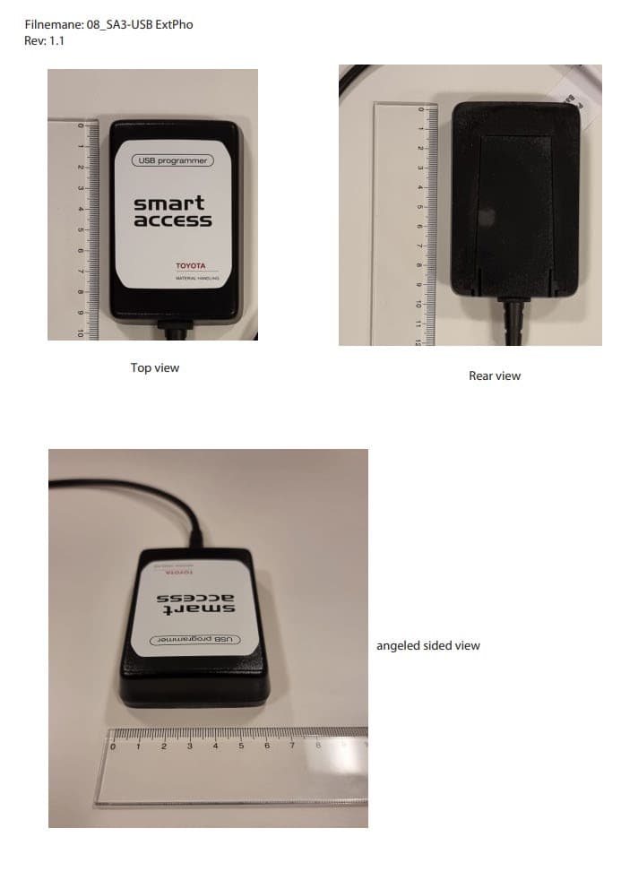 Card reader system - FCC ID 2ATGK-SA3-USB - AES GmbH