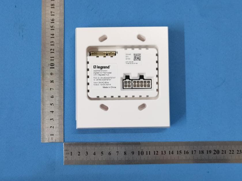 Thermostat - FCC ID 2AU5DWZ3TSTAT - Legrand/Pass & Seymour
