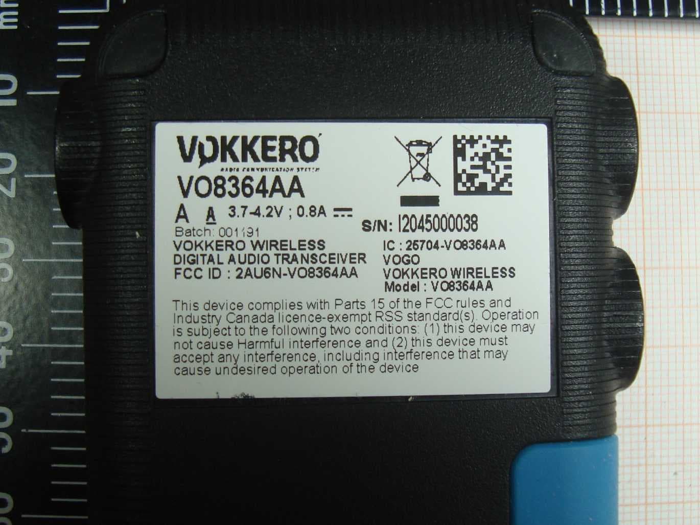 915-928MHz terminal - FCC ID 2AU6N-VO8364AA - VOGO (4)