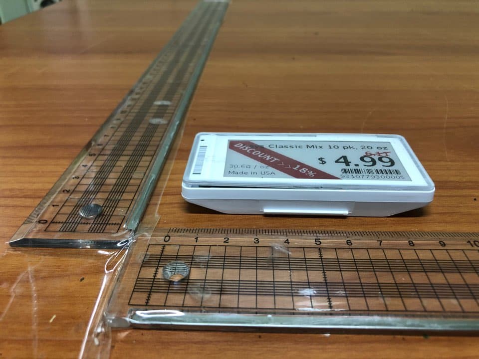 Electronic Shelf Label - FCC ID 2AU8YREBE-TZ29L - ATECAP Co., LTD. (3)